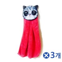 귀여운 고양이 주방행주x3개 행주걸레 걸레세트