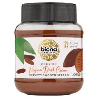 Biona Organic Vegan Dark Cocoa Spread 비오나 비건 다크 코코아 스프레드 잼 350g 1개