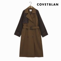 코벳블랑 COVETBLAN 여성 빈티지 래글런 트렌치 코트 V196MCT106W