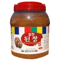 [전통식품] 합천우리식품 알찬우리 된장3kg 시골 조선 - 알천