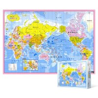 500피스 직소퍼즐 - 머리에 쏙쏙 세계 지도 한글판