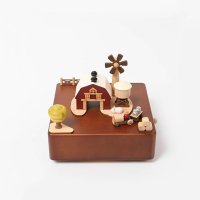 우더풀라이프 City Wooden Music Box Barn