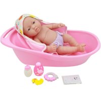 목욕 장난감 세트 욕조안 진짜같은 아기 인형 영아 목욕 놀이 완구 아기 물놀이