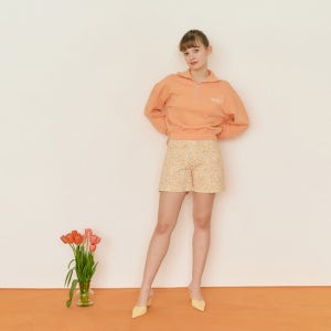 마가린핑거스 Painting Flower Bermuda Pants