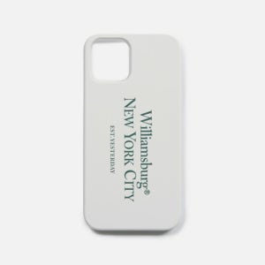 윌리엄스버그 뉴욕시티 Iphone 12/12mini Slim Hard Case_Green