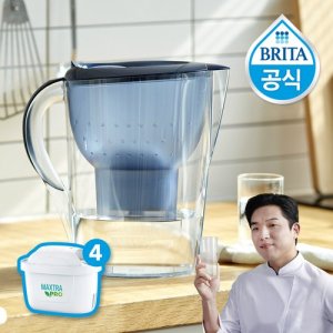 [브리타]브리타 정수기 마렐라XL 3.5L 블루 + 총필터 4입