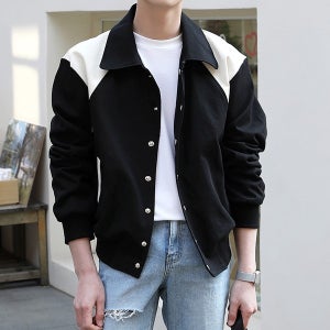 핏 좋은 바시티 스타디움 자켓