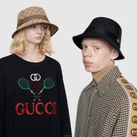 구찌 GG 캔버스 페도라 모자 Gucci GG fedora 576587