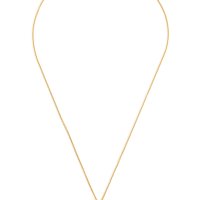 K initial 18kt gold-plated necklace female