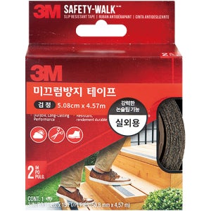 7635NA 미끄럼방지 테이프 실외용 (검정/5.08cm X 4.57m)