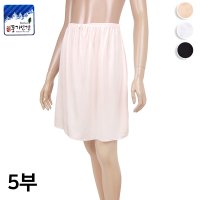 바풀 HG 풍기인견 속치마 5부 인견 반슬립