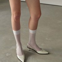 [누트]50mm Eva Stiletto Slingback (White)