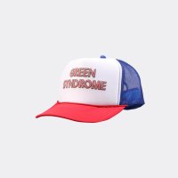 그린 신드롬 VINTAGE CRACK TRUCKER CAP-RED/WHITE/ROYAL