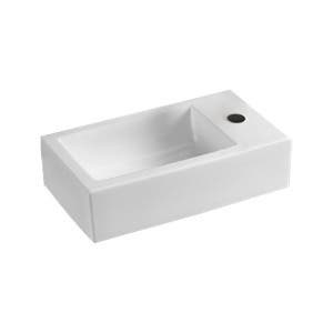 스퀘어 화장대 원홀 탑볼 미니 심플 세면대