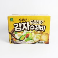 이가자연면 멸치육수 감자수제비 6인분