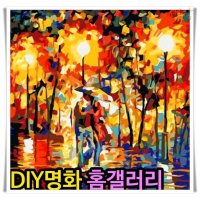 DIY명화그리기 인테리어그림 거실액자 밤의데이트 그림액자