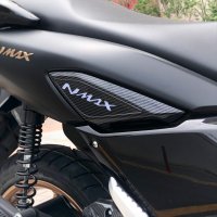 2023 야마하 NMAX125 튜닝 카본 카울 리어 LED 케이스 커버