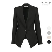 비비드시크릿가너 VIVID 여성 노카라 원버튼 정장 자켓