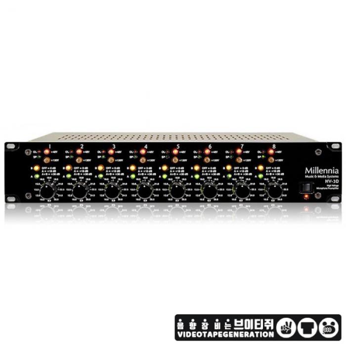 Millennia HV-3D 8-Channel Preamp (밀레니아 HV-3D 8채널 마이크 프리앰프)