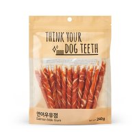 THINK YOUR DOG TEETH 연어 딩고 우유껌 스틱 20p