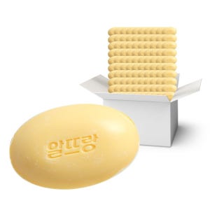 알뜨랑 (무배)알뜨랑 세면 비누 노랑 1박스 (130g X 80개입)