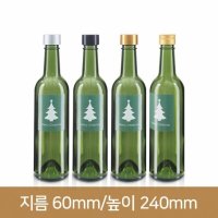 유리병 와인375ml(녹색,스크류) (A)