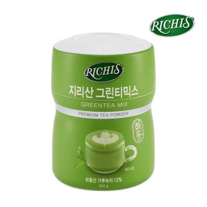 리치스 카페 파우더 지리산 그린티 믹스 550g
