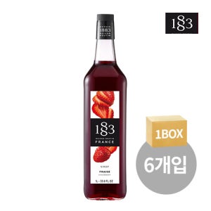 1883 딸기시럽 1000ml x 6병