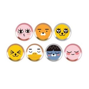 모든지 아이폰se3 카카오프렌즈 지문인식 홈버튼 스티커/아이폰 홈버튼