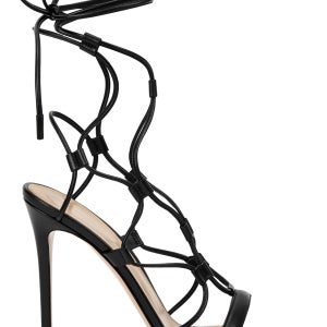 Giza 105 black leather sandals female
