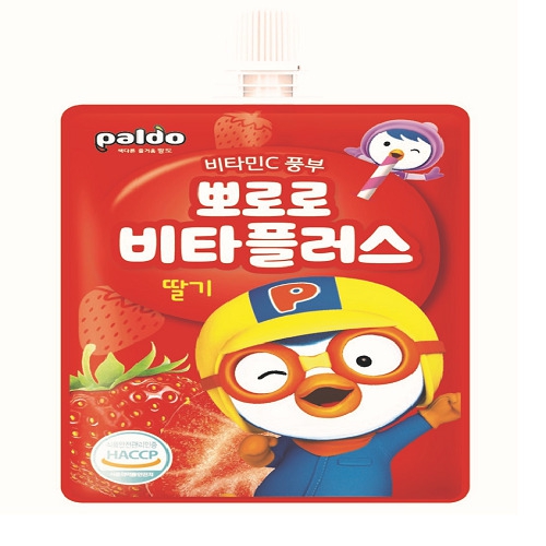 뽀로로 비타플러스 어린이 키즈음료 100ml 20개 딸기 오렌지 포도