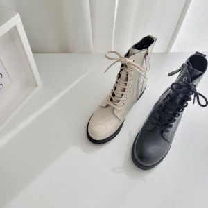 소가죽 데일리 워커부츠 3cm - 2col, 에즈아이