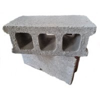 6인치 시멘트 브로크 벽돌 조적 담장 심플한 인테리어 콘크리트 조적벽돌 속빈블록 2장