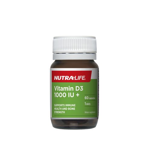 뉴트라라이프 <b>비타민D3</b> 1000IU+ 60캡슐 1개