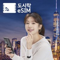 미국 데이터 무제한 유심 캐나다 아이폰e심 도시락 eSIM (300MB~)