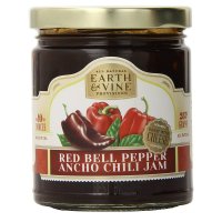 Earth Vine Bell Pepper and Ancho Chili Jam 벨 페퍼 앤 앤초 칠리 잼 10oz