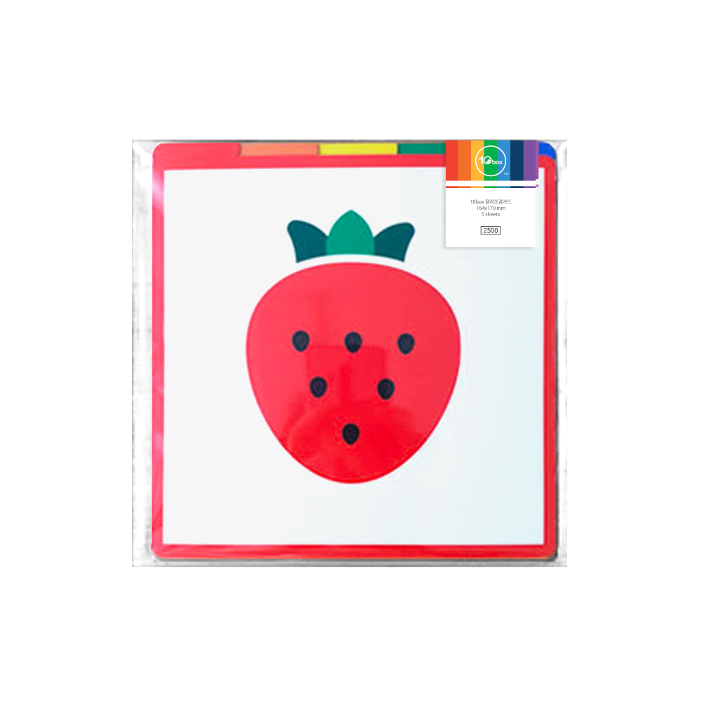 컬러 초점카드 5매입