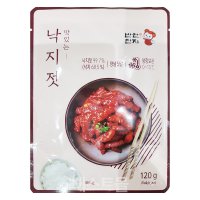 반찬단지 낙지젓 젓갈 소포장 120g  1개