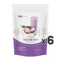 아임요 버블티 타로파우더 500g 6개