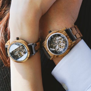 [크리스마스 특가 50%]나무시계 E-ZC(커플), 보우드(VOWOOD)