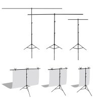 T형 사진 촬영 배경지 배경천 거치대 크로마키 스탠드
