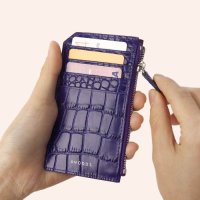 [앤오즈] PLATTE CROC zipper wallet 7 color WW002A