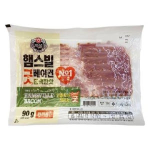 햄스빌굿베이컨(담백한맛) 90G/씨제이