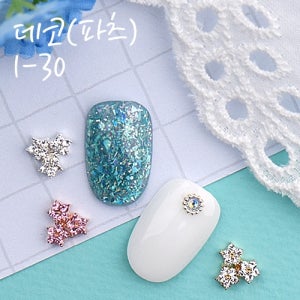 네일 파츠 큐빅 벚꽃 3종 (선택)