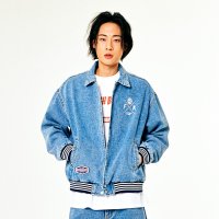 프리키쉬빌딩 LAEC DENIM VARSITY JACKET