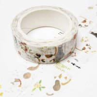 감성 가득 수채화 masking tape 고양이 1833098