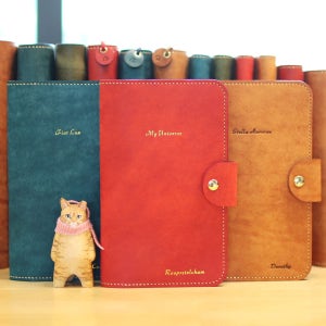 레오 리갈패드 커버 수첩 미니 기자수첩 가죽 메모패드, 가죽공방 레오