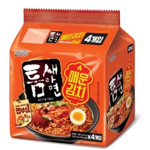 팔도 매운김치틈새라면 120G*4