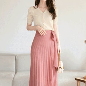 콘시니 플리츠 스커트