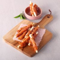 더주오 수제간식 치킨우피껌롤 100g